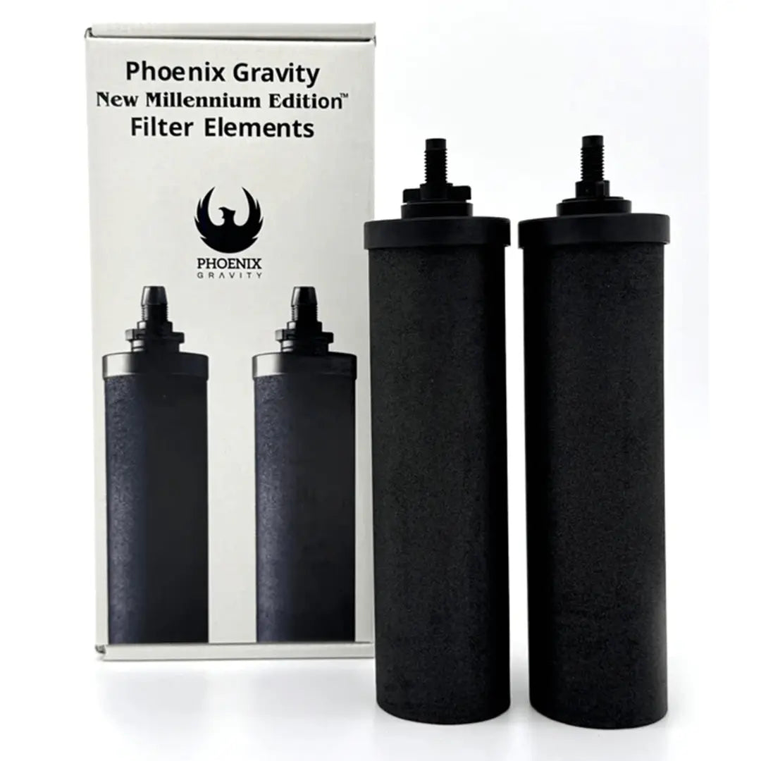 Filtres Berkey Phoenix Gravity New Millennium Edition avec leur boîte